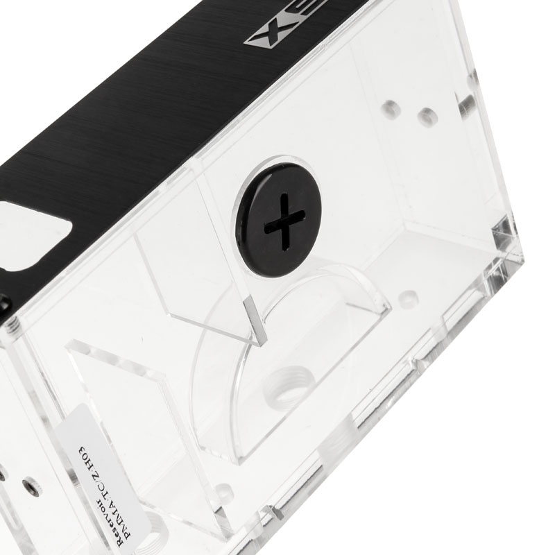 XSPC DDC Single Bay Reservoir V2 for 1x 5,25 inch, Alu Front