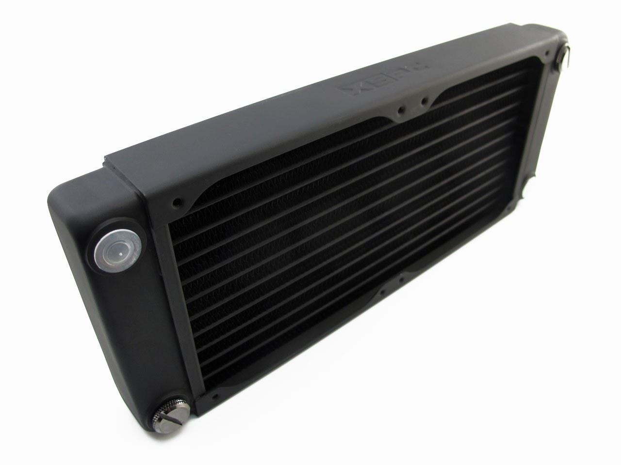 Xspc Radiator XSPC EX240 Crossflow 2x120mm Radiator V2 - Black - Watercooling UK