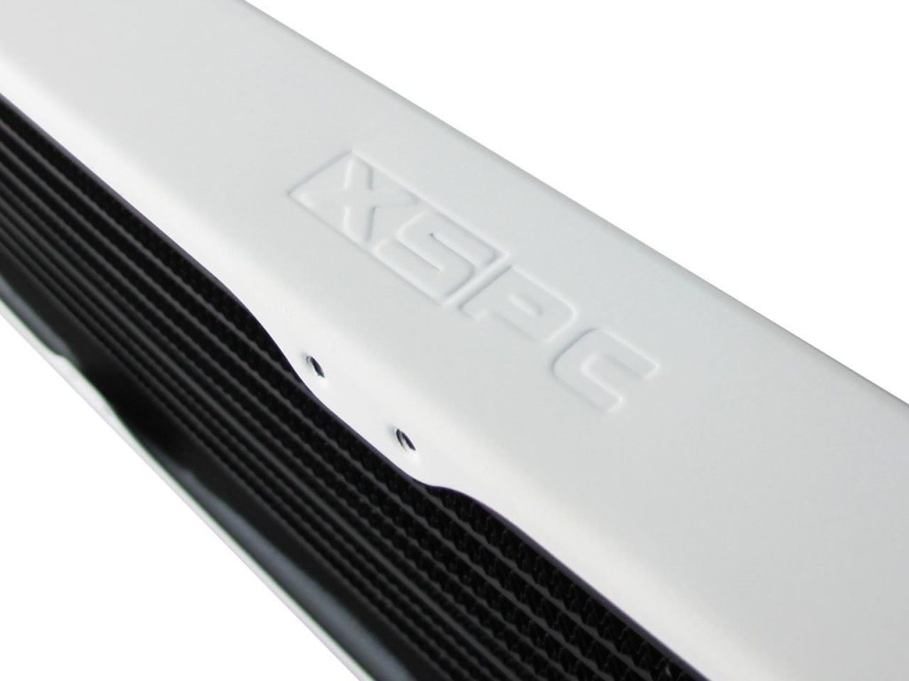 Xspc Radiator XSPC EX240 Dual Fan 2x120mm Radiator - White - Watercooling UK