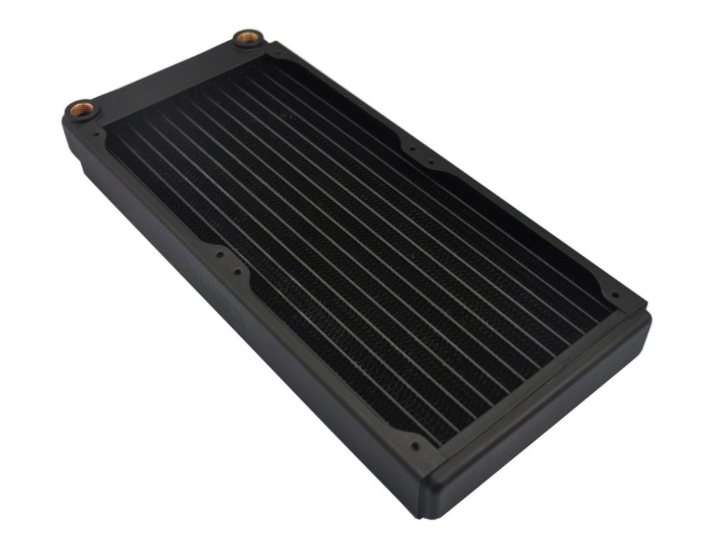 XSPC EX280 Dual Fan 2x140mm Radiator - Black - Watercooling UK