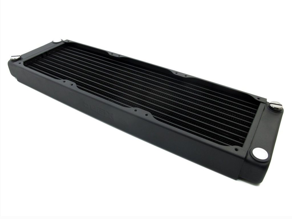 Ex3600 Radiator XSPC EX360 Crossflow 3x120mm Radiator V2 - Black - Watercooling UK