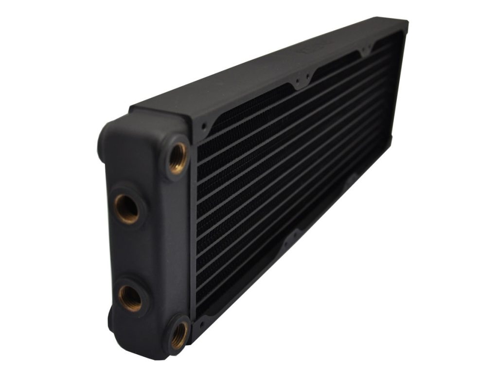 Ex3600 Radiator XSPC EX360 Multiport 3x120mm Radiator - Black - Watercooling UK