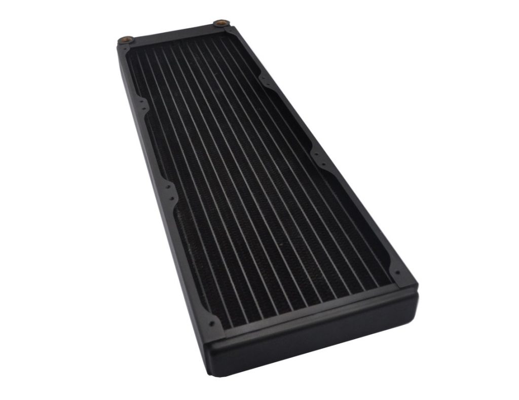XSPC EX420 Triple Fan 3x140mm Radiator - Black - Watercooling UK