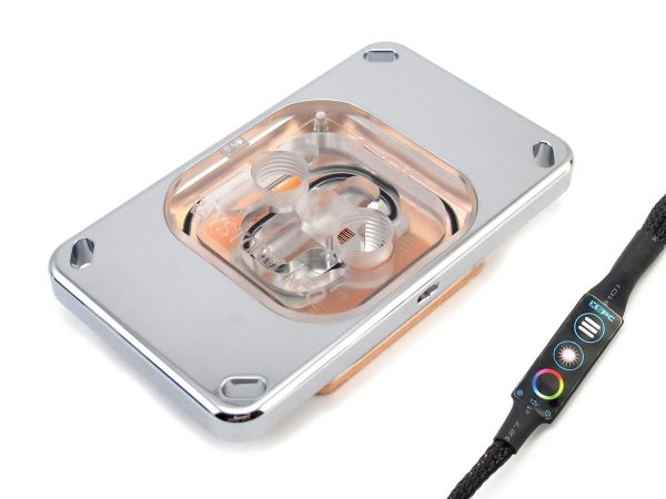 XSPC RayStorm Neo CPU WaterBlock AMD AM5 – Chrome
