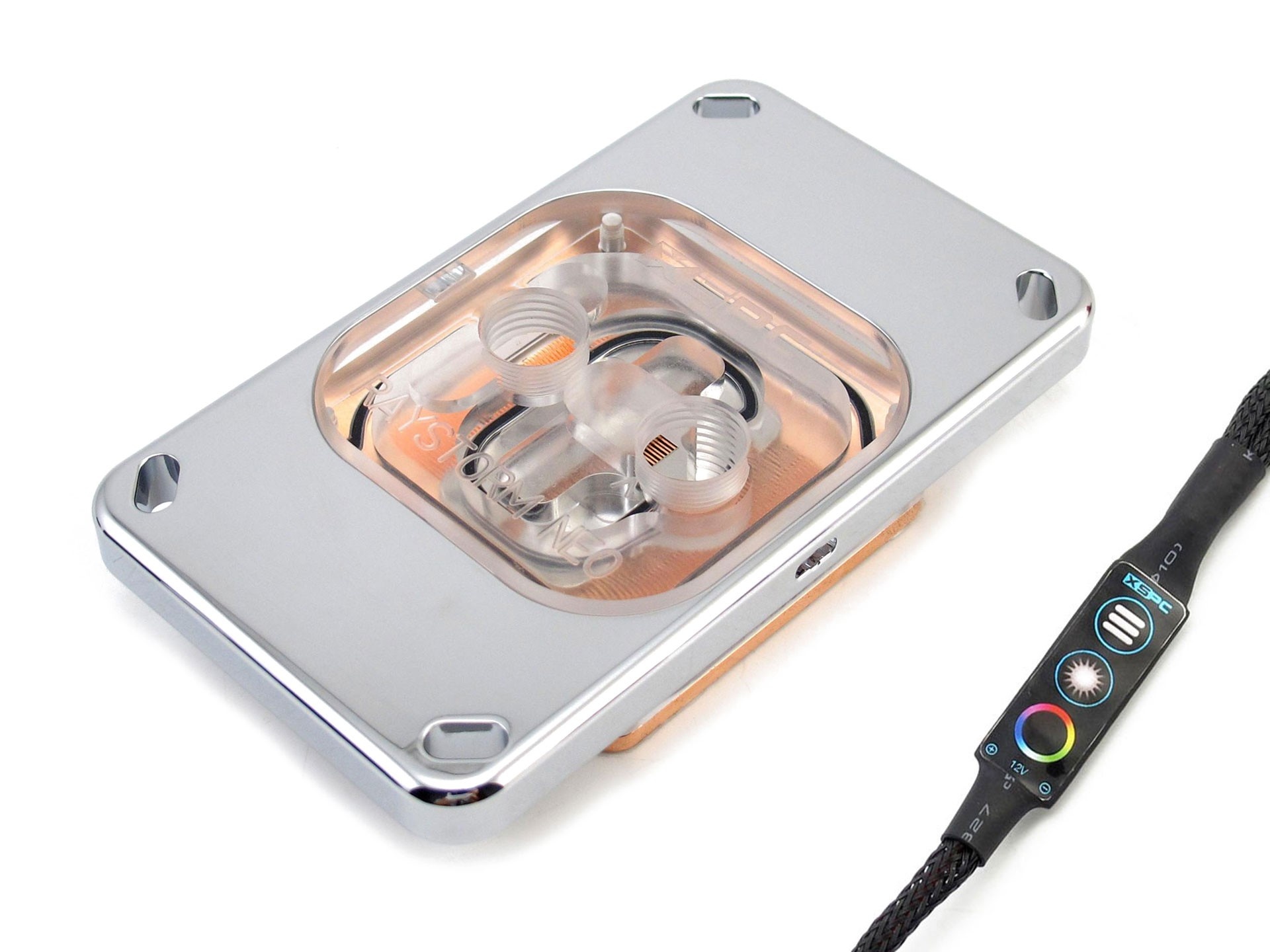 XSPC RayStorm Neo CPU WaterBlock AMD AM5 - Chrome