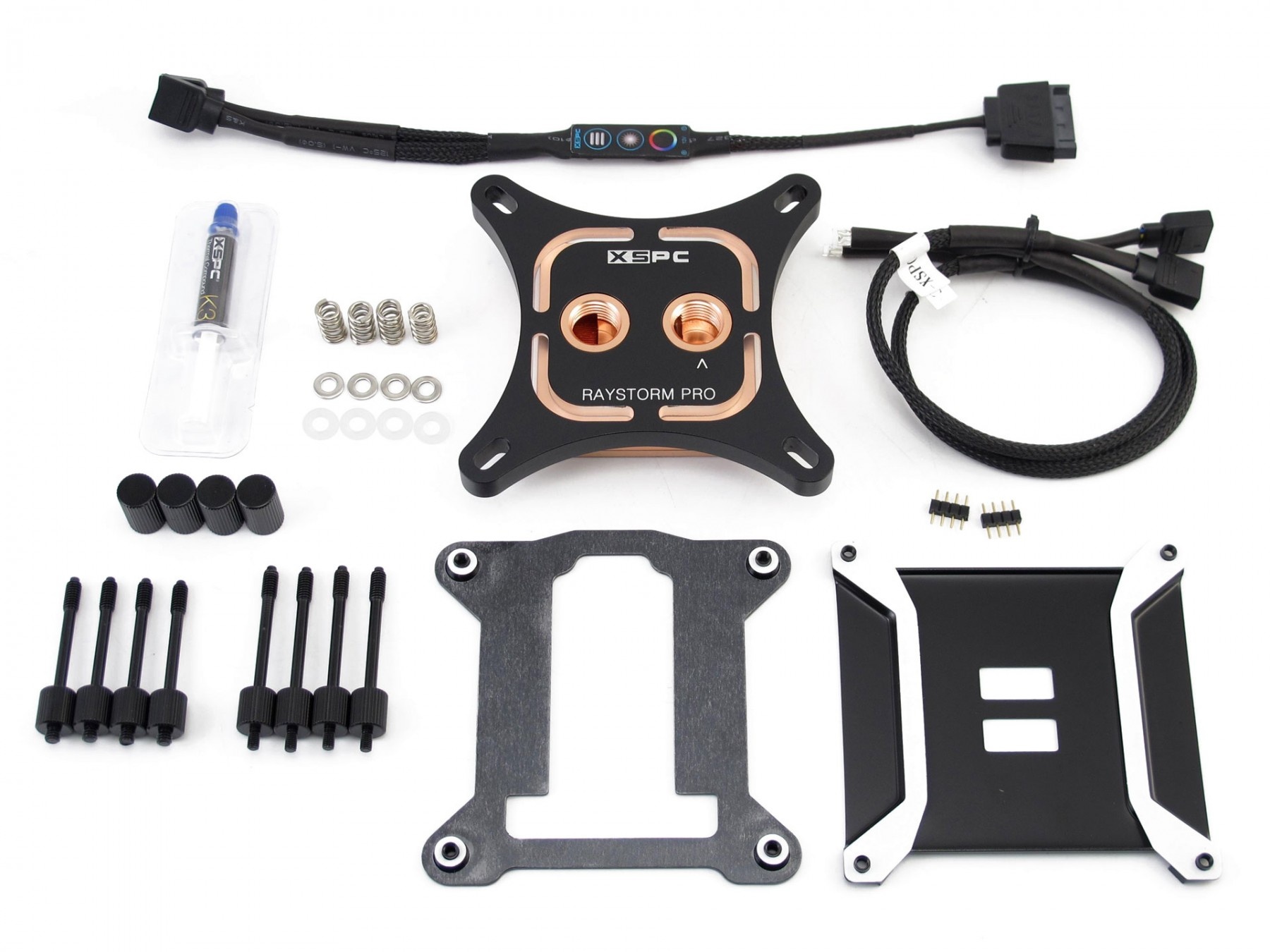 XSPC RayStorm Pro RGB CPU WaterBlock INTEL - Black - Watercooling UK
