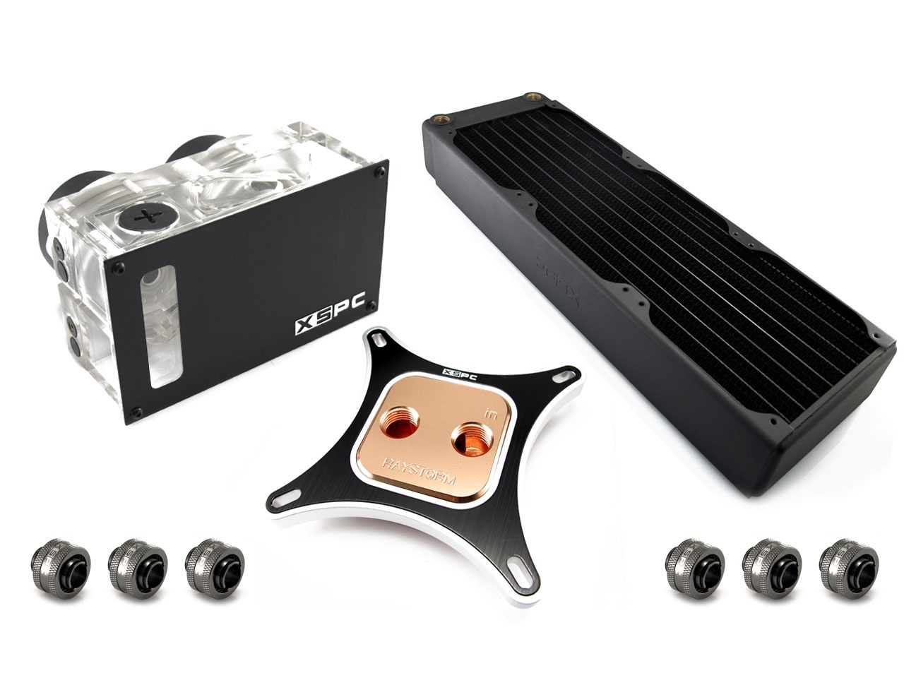 XSPC RayStorm Twin D5 RX360 V3 WaterCooling Kit