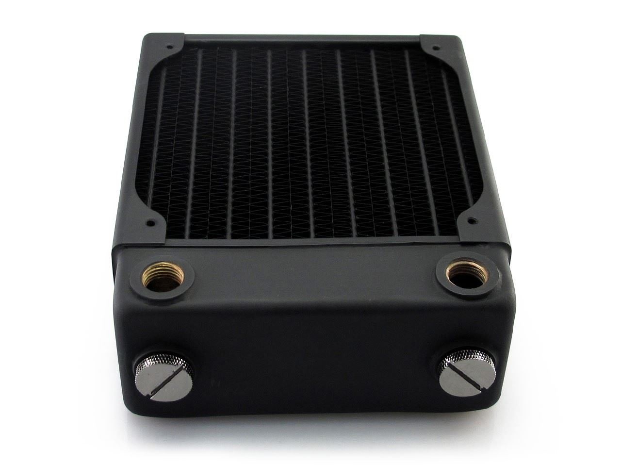 Xspc Radiator XSPC RX120 Single Fan 1x120mm Radiator V3 - Black - Watercooling UK