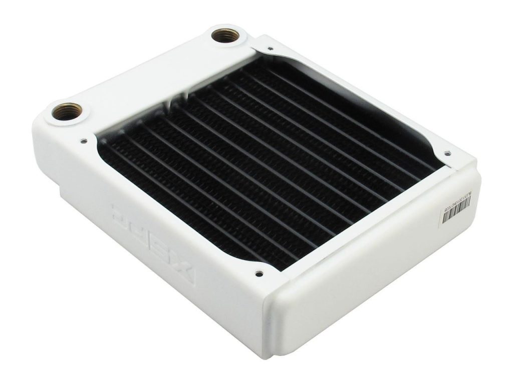 Xspc Radiator XSPC EX120 Single Fan 1x120mm Radiator V3 - White - Watercooling UK