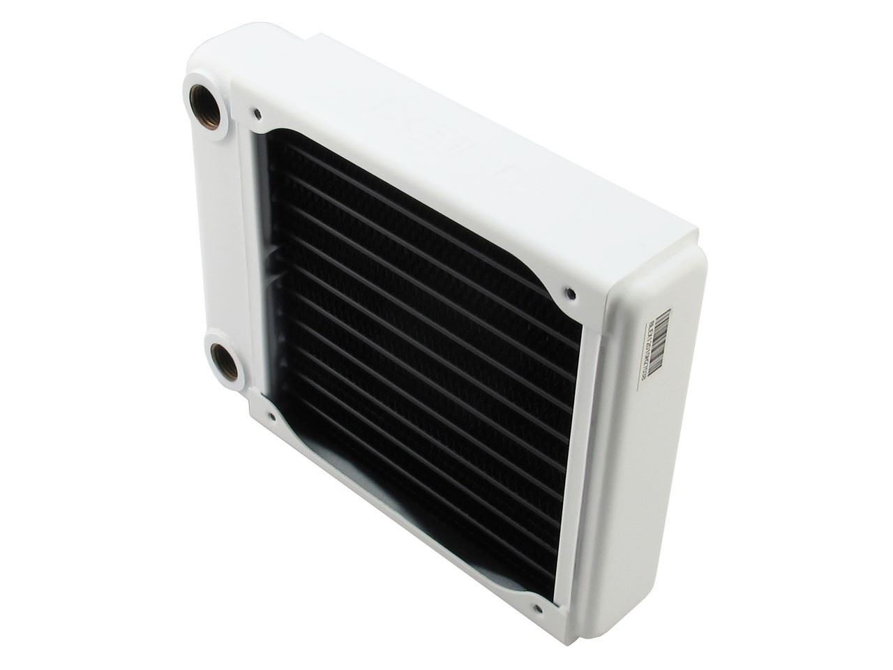 Xspc Radiator XSPC EX120 Single Fan 1x120mm Radiator V3 - White - Watercooling UK