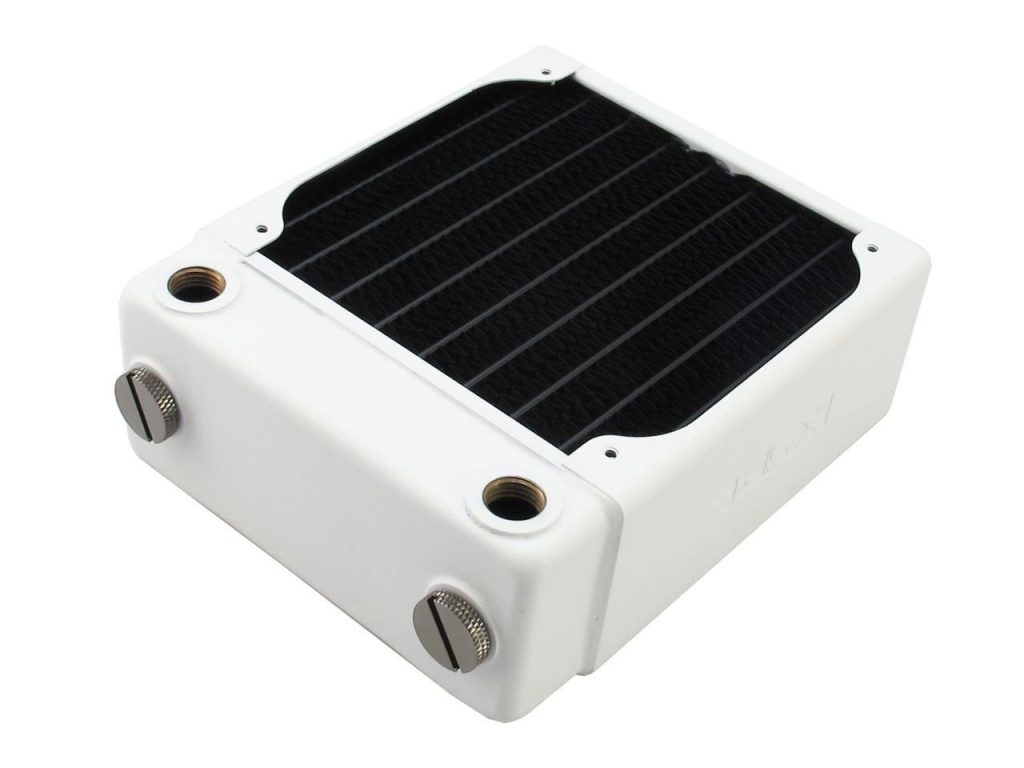 Xspc Radiator XSPC RX120 Single Fan 1x120mm Radiator V3 - White - Watercooling UK