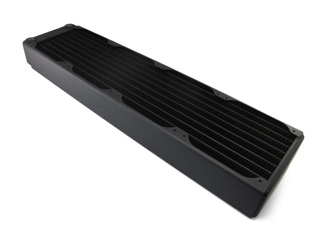 4 Fan Radiator XSPC RX480 Quad Fan 4x120mm Radiator V3 - Black - Watercooling UK