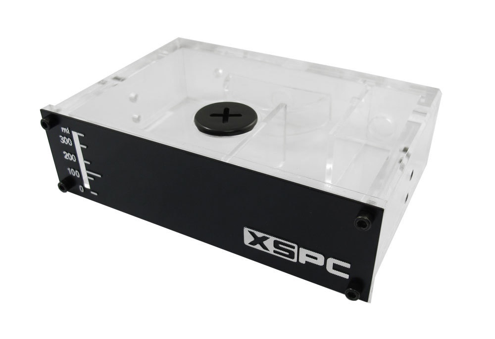 XSPC Single 5.25 Bay Reservoir V2 - Black Fascia - B-GRADE