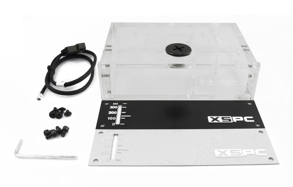 XSPC Single 5.25 Bay Reservoir V2 - Black Fascia - B-GRADE