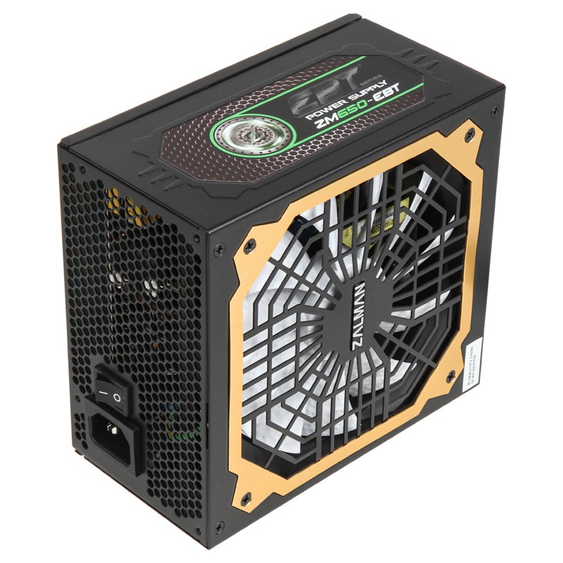 Zalman 650EBT 80 Plus Gold Power Supply - 650 Watt