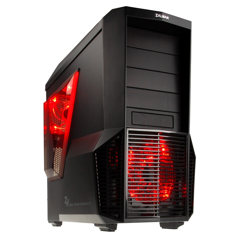 Zalman Z11 Plus HF1 Midi-Tower - black / red