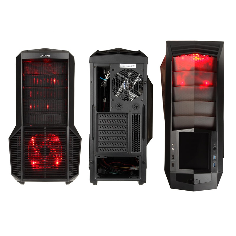 Zalman Z11 Plus HF1 Midi-Tower - black / red