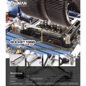 Zalman ZM-CS4A Socket 1366 Clip Kit for CNPS9500/9700/WB5