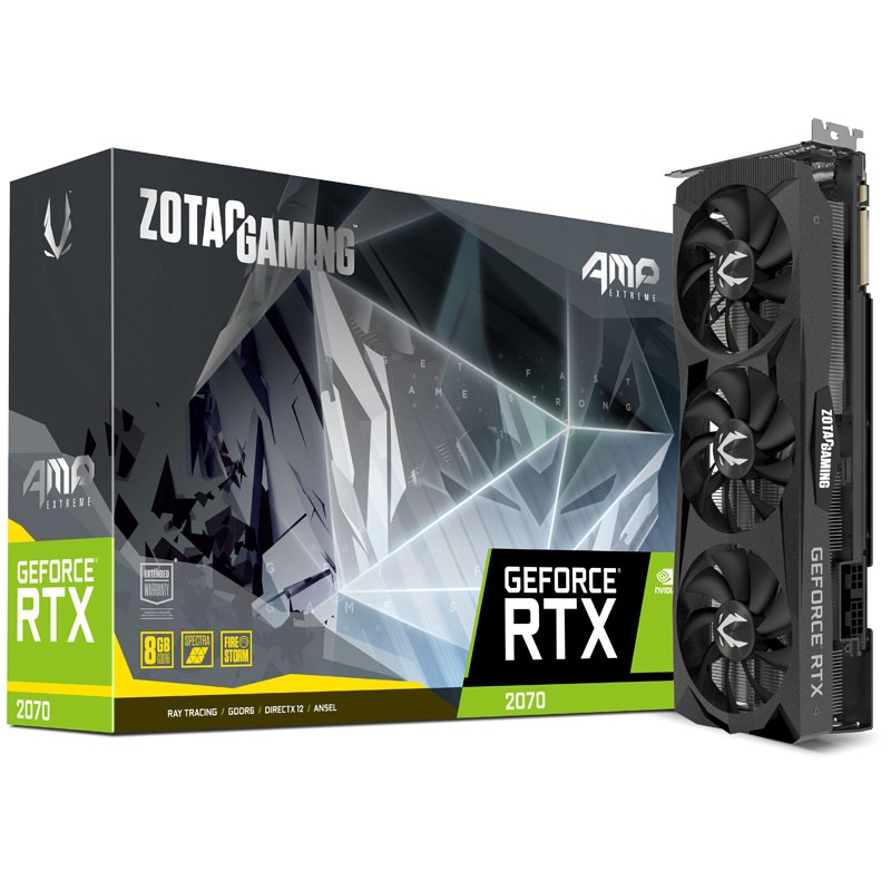 ZOTAC GAMING GeForce RTX 2070 AMP! Extreme Edition, 8192 MB GDDR6