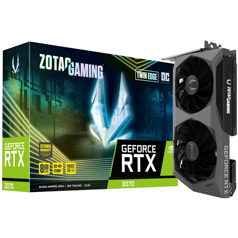 ZOTAC GAMING GeForce RTX 3070 Twin Edge OC, 8192 MB GDDR6