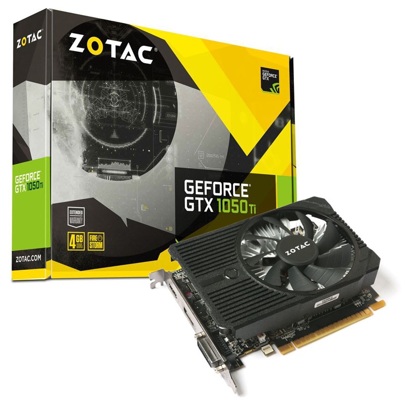 ZOTAC GeForce GTX 1050 Ti Mini, 4096 MB GDDR5