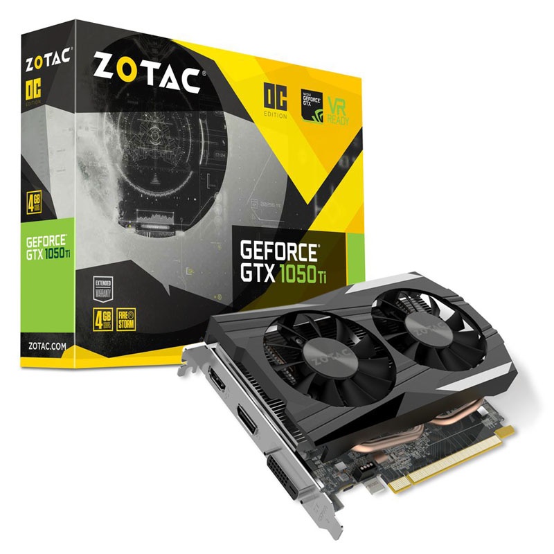 ZOTAC GeForce GTX 1050 Ti OC, 4096 MB GDDR5 - Watercooling UK