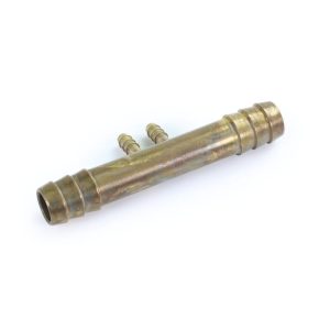 Alphacool ES 2xMCX distributor for 12.7/7.6mm with barbed connection brass : image 2