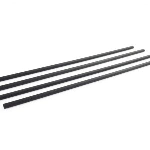 Alphacool tube AlphaTube TPV 12.7/7.6 - 4x60cm Straight - Black Retailbox