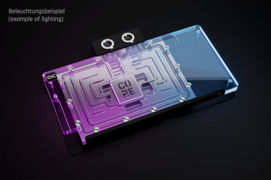 Alphacool Core Geforce RTX 5080 ROG Astral with backplate