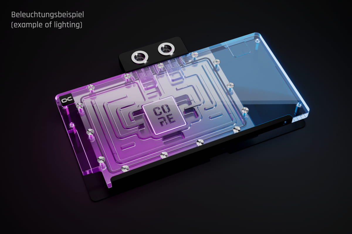 Alphacool Core Geforce RTX 5080 ROG Astral with backplate