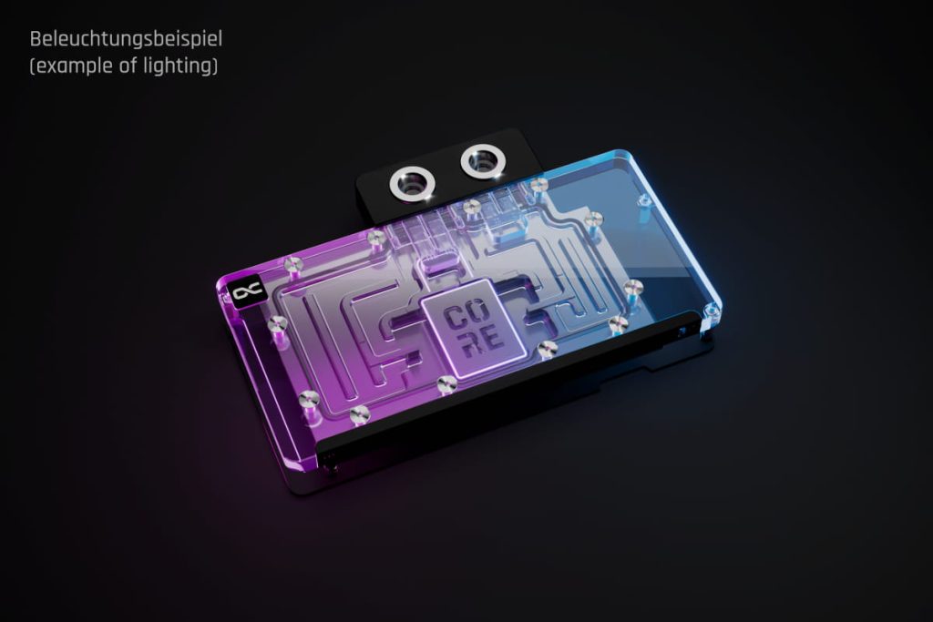 Alphacool Core RX 9070 XT Swift + Quicksilver with backplate
