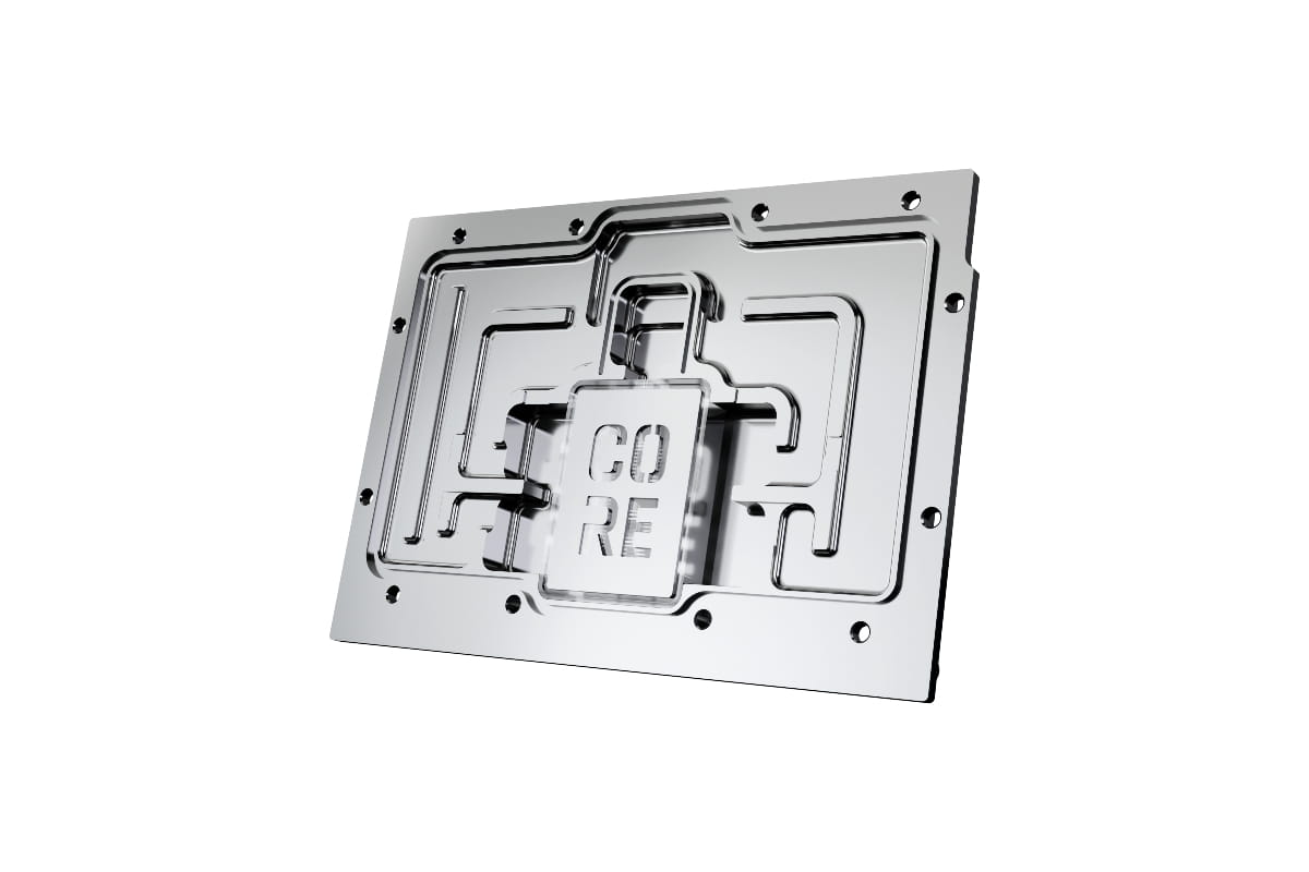 Alphacool Core RX 9070 XT Steel Legend mit Backplate