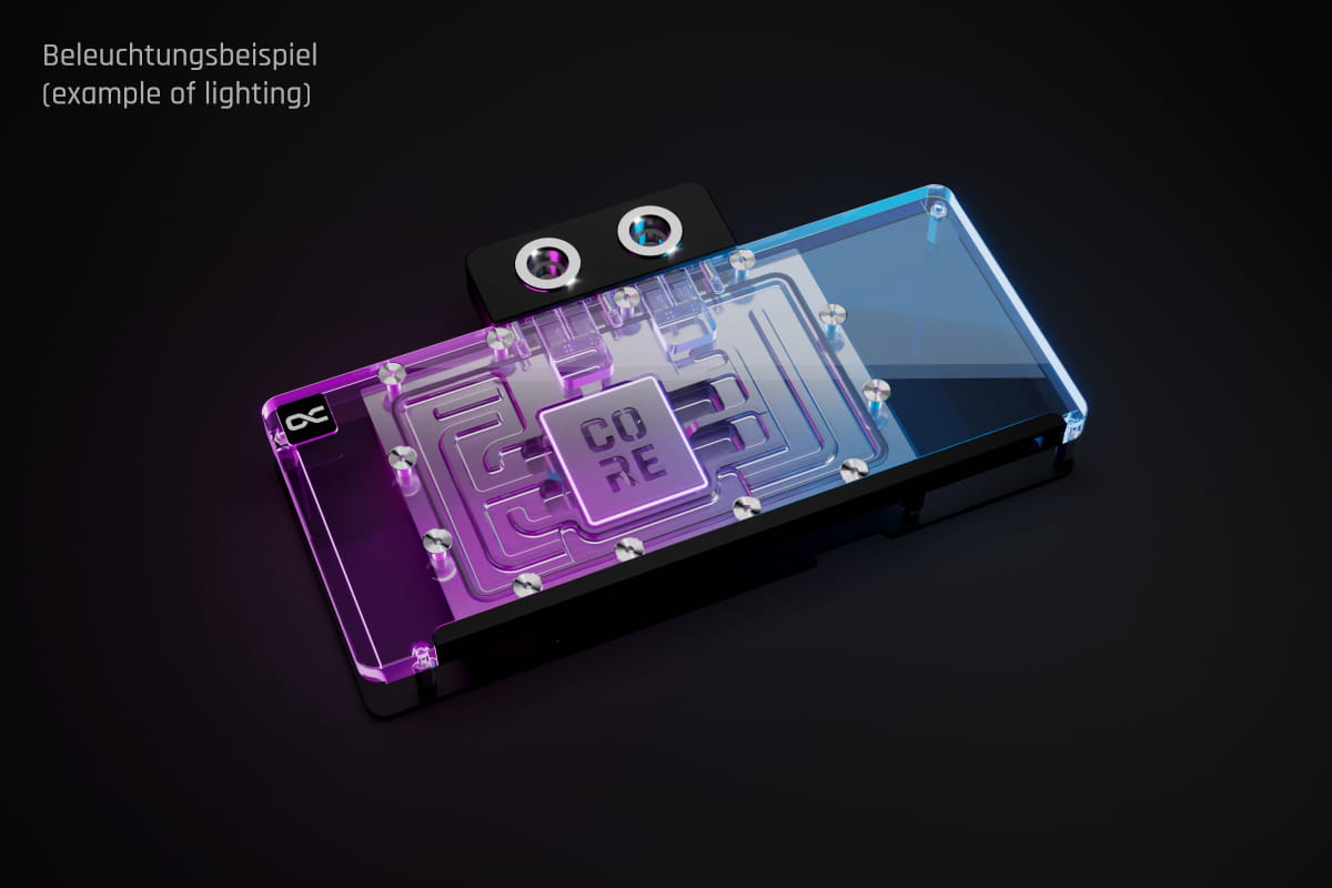 Alphacool Core Geforce RTX 5080/5070 Ti Solid Core with backplate