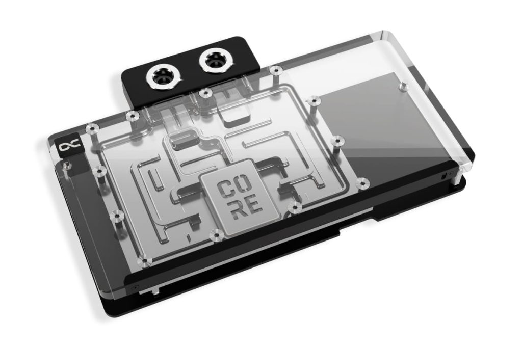 Alphacool Core RX 9070 XT Aorus Elite with backplate