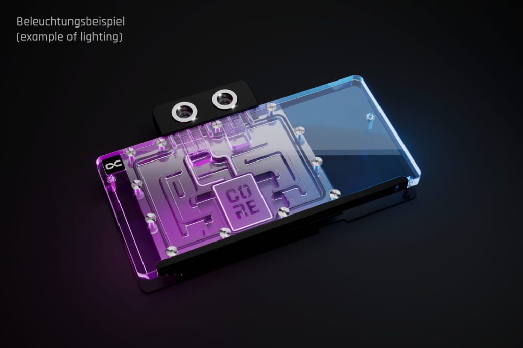 Alphacool Core RX 9070 XT Aorus Elite with backplate