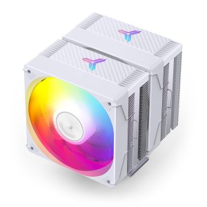 Jonsbo CR-3000E CPU cooler, dual-tower, ARGB, 260W TDP - white, 120mm