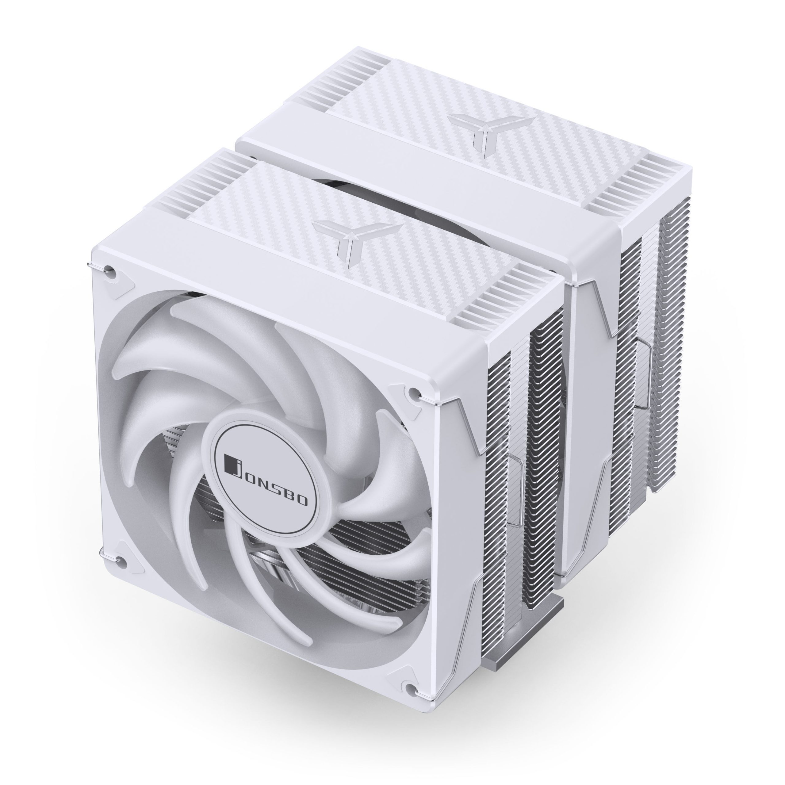Jonsbo CR-3000E CPU cooler, dual-tower, ARGB, 260W TDP - white, 120mm