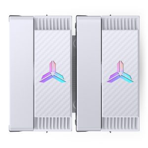 Jonsbo CR-3000E CPU cooler, dual-tower, ARGB, 260W TDP - white, 120mm
