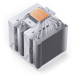 Jonsbo CR-3000E CPU cooler, dual-tower, ARGB, 260W TDP - white, 120mm
