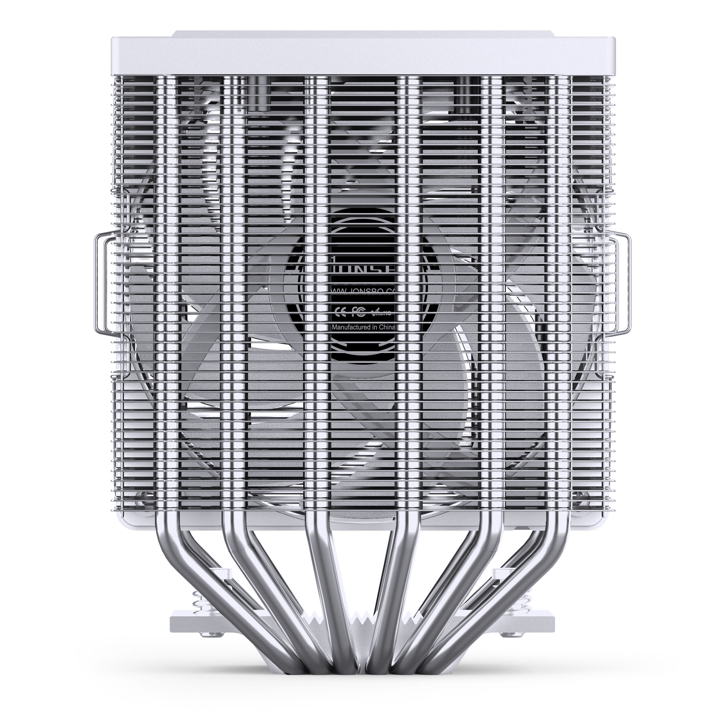 Jonsbo CR-3000E CPU cooler, dual-tower, ARGB, 260W TDP - white, 120mm