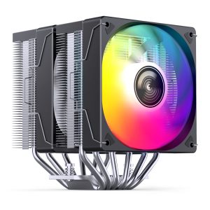 Jonsbo CR-3000E CPU cooler, dual tower, RGB, 260W TDP - black, 120mm