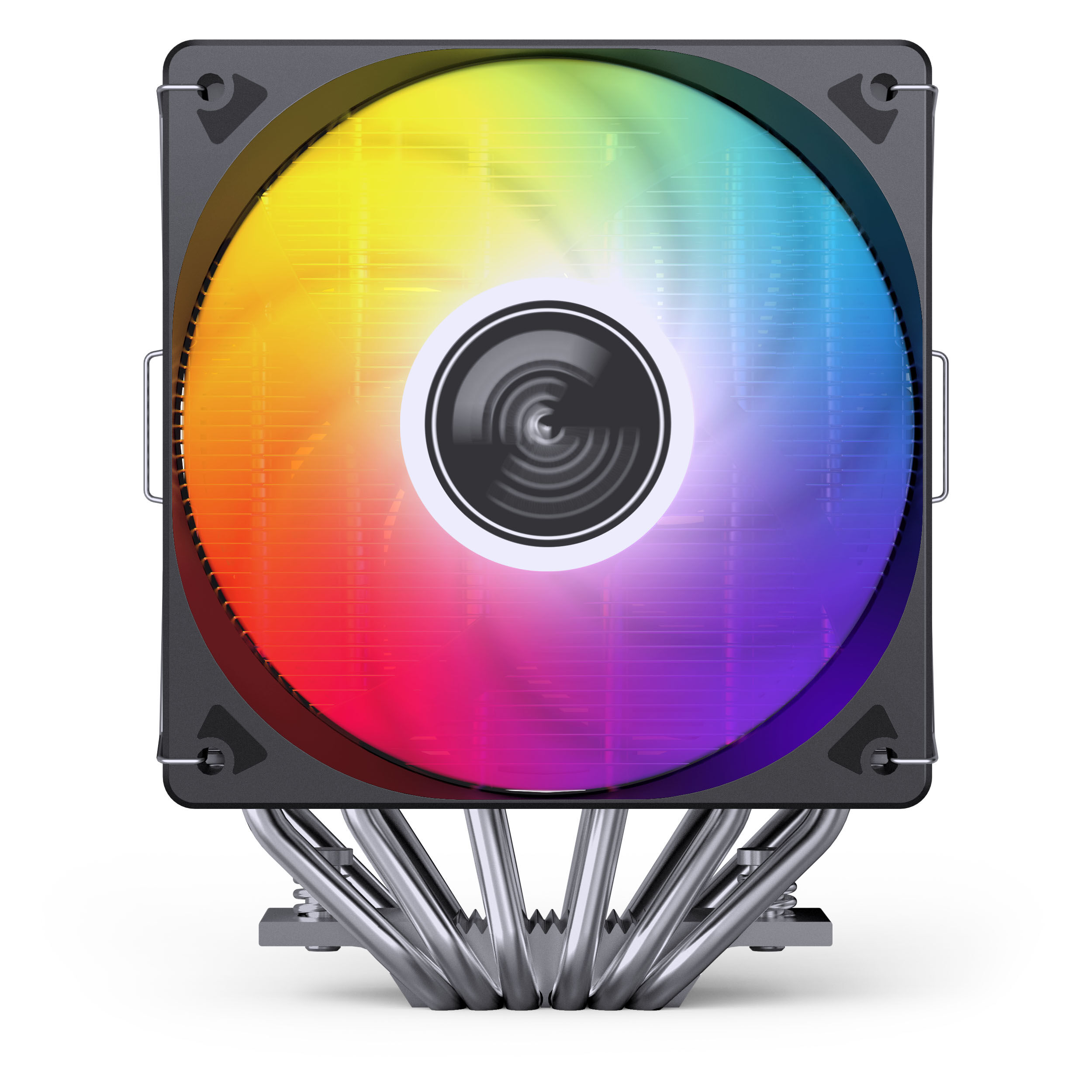 Jonsbo CR-3000E CPU cooler, dual tower, RGB, 260W TDP - black, 120mm