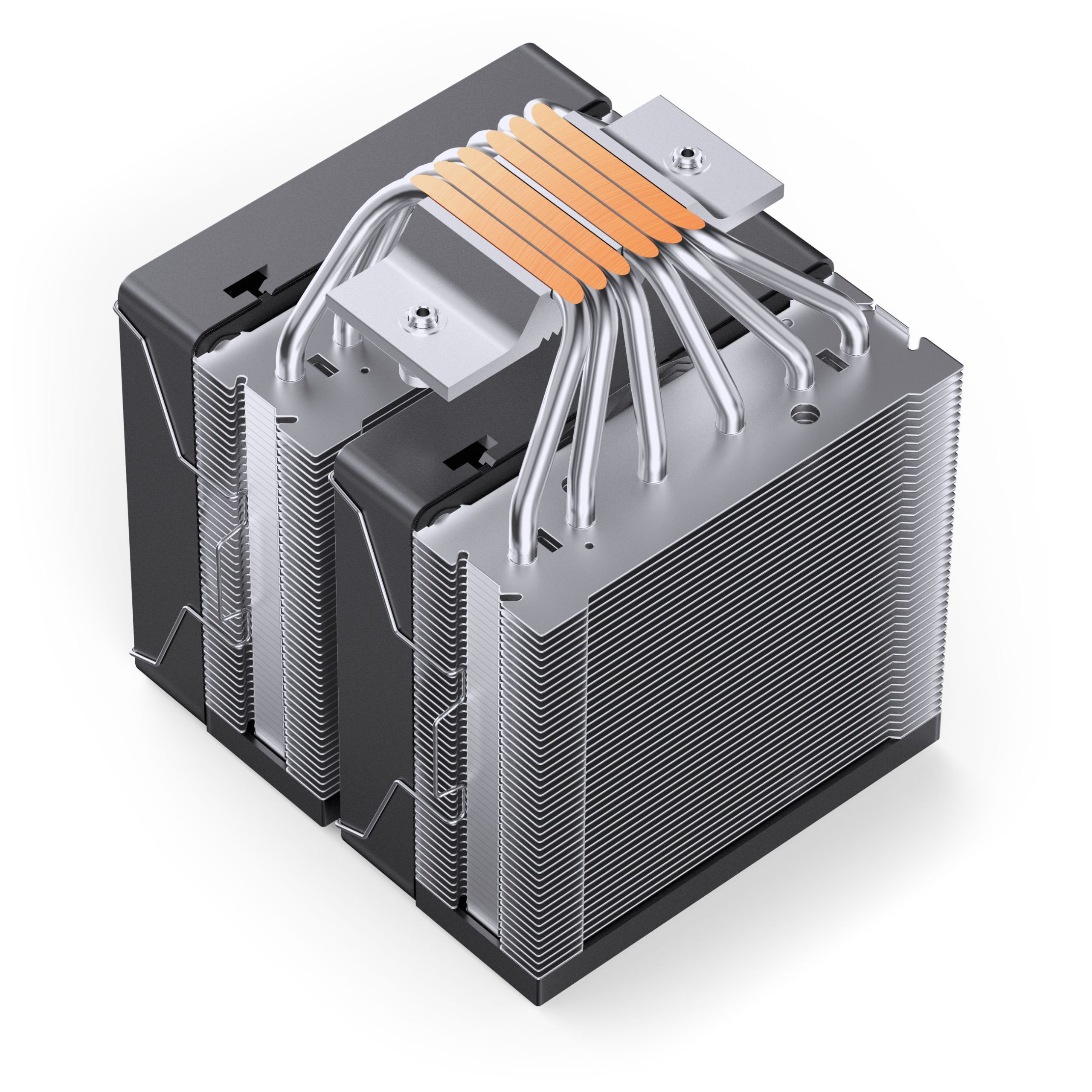 Jonsbo CR-3000E CPU cooler, dual tower, RGB - 120mm, black : image 5