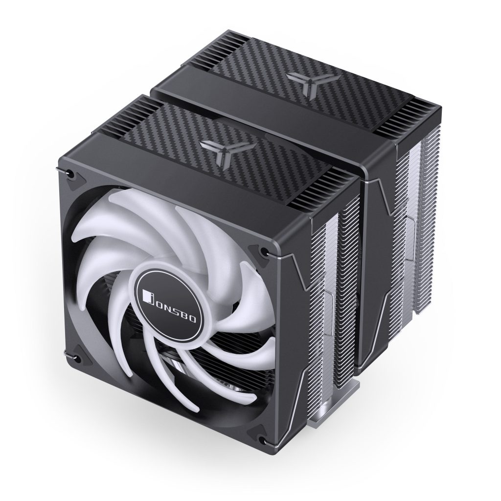 Jonsbo CR-3000E CPU cooler, dual tower, RGB - 120mm, black : image 4