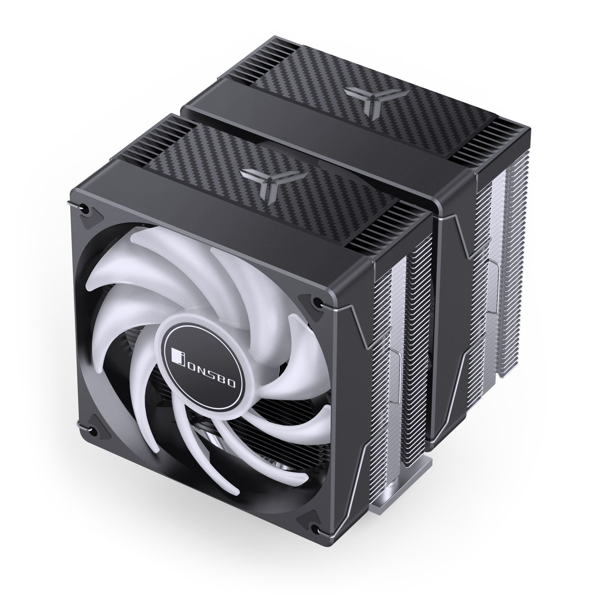Jonsbo CR-3000E CPU cooler, dual tower, RGB - 120mm, black : image 4
