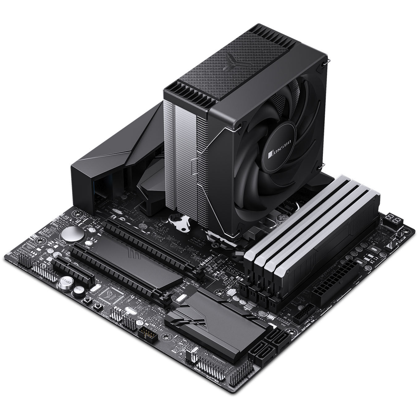 Jonsbo CR-1000MAX CPU cooler, 120mm - black