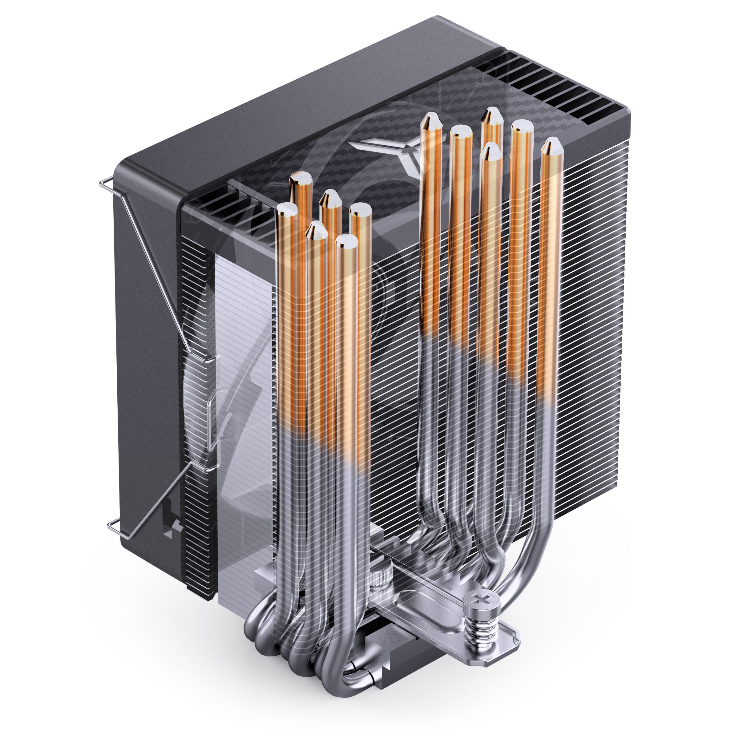 Jonsbo CR-1000MAX CPU cooler, 120mm, RGB - black