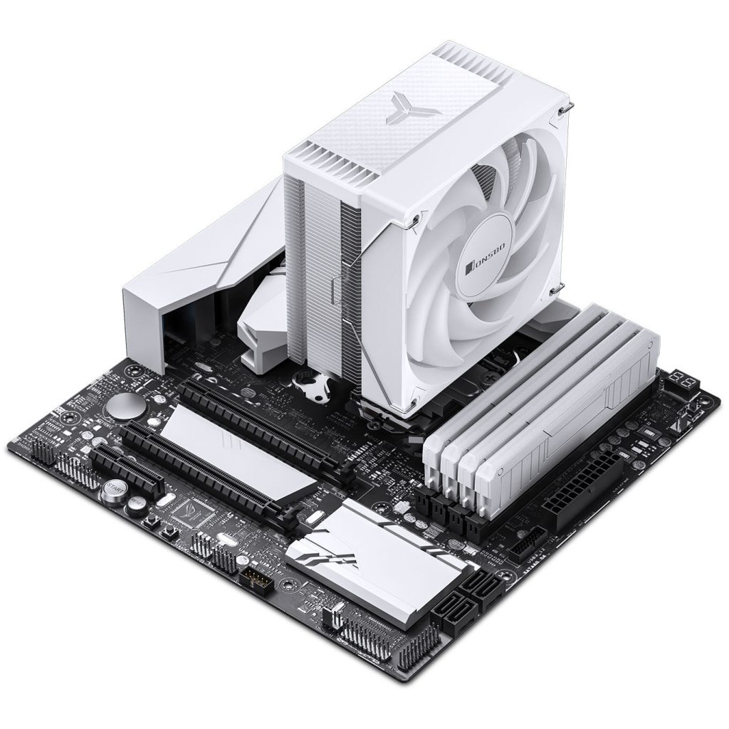 Jonsbo CR-1000MAX CPU cooler, 120mm, ARGB - white