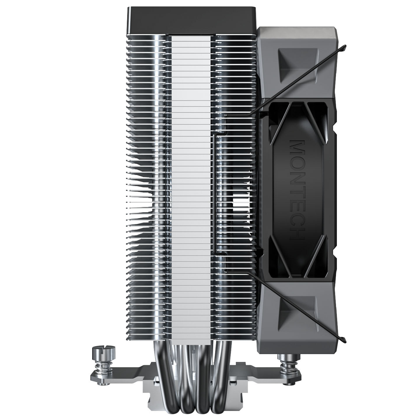 Montech NX400 Black CPU cooler - 120mm, black : image 4