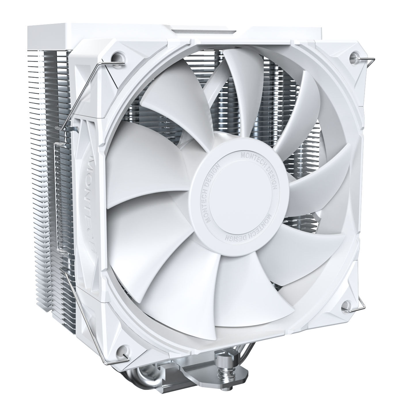 Montech NX400 White CPU cooler - 120mm, white